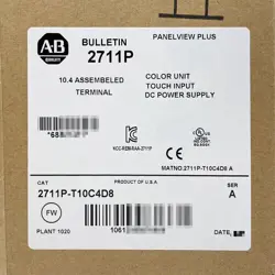 1PC NEW SEALED ALLEN-BRADLEY 2711P-T10C4D8 PANELVIEW PLUS TERMINAL FREE SHIPPING