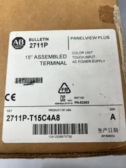 ALLEN BRADLEY 2711P-T15C4A8 PANELVIEW PLUS 6 1500 TOUCH SCREEN - IN BOX NEW