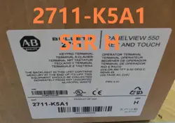 NEW ALLEN BRADLEY 2711-K5A1 /H 4.46 PANELVIEW 550 MONOCHROME/KEYPAD/RIO/RS232