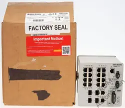 SURPLUS ALLEN BRADLEY 1783-BMS20CA /A SWITCH, ETHERNET, 16 FAST ETHERNET PORTS,