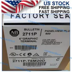 NEW ALLEN BRADLEY 2711P-T6M20D  TOUCHPAD TOUCH SCREEN PANELVIEW PLUS 600  US