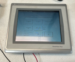 ALLEN-BRADLEY 2711P-T10C22D9P SER B PANELVIEW PLUS 7 *BAD COMM MODULE