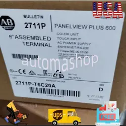 ALLEN BRADLEY 2711P-T6C20A PANELVIEW PLUS 600 REV B 2711PT6C20A NEW
