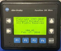 ALLEN BRADLEY 2711-M3A18L1 SERIES A PANELVIEW 300 MICRO RS-232 FRN 4.48