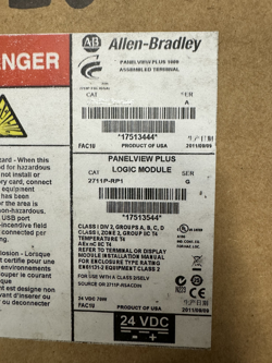 ALLEN BRADLEY 2711P-RP1A SER G BUTTON FILM