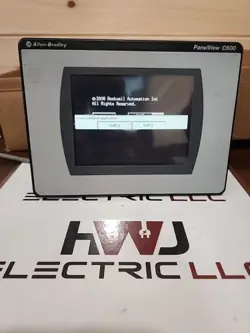 ALLEN BRADLEY 2711C-T6T SER A PAVELVIEW C600 GRAPHIC TERMINAL