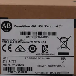 2711R-T7T /A ALLEN-BRADLEY PANELVIEW 800 7-INCH HMI TERMINAL FREE SHIPPING