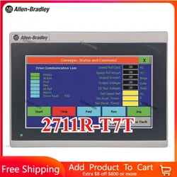 ALLEN-BRADLEY 2711R-T7T / A PANELVIEW 800 7-INCH HMI TERMINAL 2711RT7T - NEW!