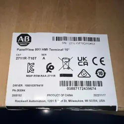 ALLEN-BRADLEY 2711R-T10T SER A PANELVIEW 800 10.4-INCH HMI TERMINAL