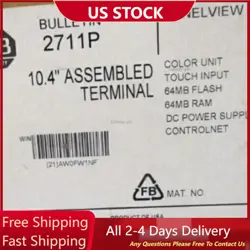 1PC ALLEN BRADLEY 2711P-T10C15D1 PANELVIEW PLUS TERMINAL BRAND NEW