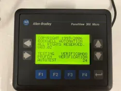 ALLEN BRADLEY 2711-M3A18L1 SERIES A PANELVIEW 300 MICRO RS-232 FRN 4.46