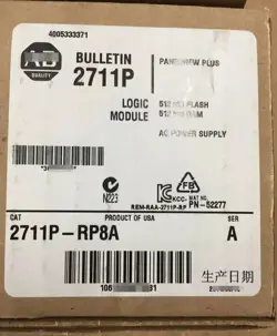 NEW SEALED ALLEN BRADLEY 2711P-RP8A SERIES A PANELVIEW PLUS 6 LOGIC MODULE