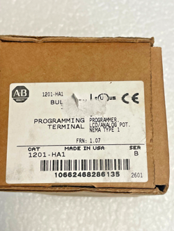 *** ALLEN-BRADLEY 1201-HA1 - PROGRAMMING TERMINAL - SERIES. B ***