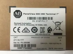 ALLEN-BRADLEY 2711R-T7T PANELVIEW 800 7-INCH HMI TERMINAL AB 2711RT7T