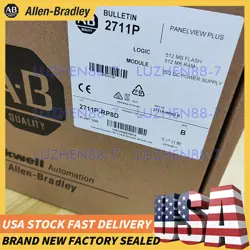 SEALED ALLEN BRADLEY 2711P-RP8D PANELVIEW PLUS LOGIC MODULE. PKG NEW IN BOX