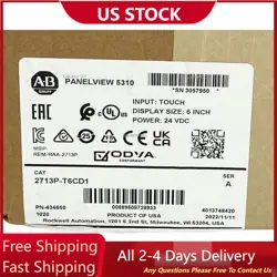 NEW ALLEN BRADLEY 2713P-T6CD1 PANELVIEW 5310 6” GRAPHIC TERMINAL FACTORY SEALED