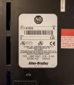 2711-K10C8 SERIES PANELVIEW