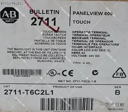 NEW  SEALED ALLEN-BRADLEY 2711-T6C2L1 PANELVIEW 600 ECRAN TACTILE DH-485 24VDC