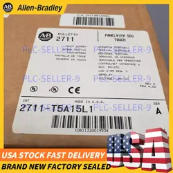 NEW ALLEN BRADLEY PANELVIEW 550 2711-T5A15L1 REV D FRN 4 NIB FREE SHIP