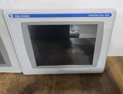 LOT OF 2 ALLEN BRADLEY PANELVIEW PLUS 1000 2711P-RDT10C INTERFACE PANELS ONLY