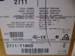 1PCS NEW ALLEN-BRADLEY AB 2711-T10G9 FACTORY SEALING IN STOCK