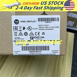 FACTORY SEALED ALLEN BRADLEY 2711P-T12W22A9P PANELVIEW PLUS 7 TOUCHSCREEN AB
