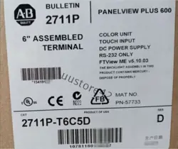 SEALED ALLEN-BRADLEY 2711P-T6C5D PANELVIEW PLUS 600 FACTORY