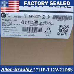 ALLEN-BRADLEY 2711P-T12W21D8S PANELVIEW PLUS 7 GRAPHIC TERMINAL FACTORY SEALED