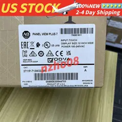 NEW FACTORY SEALED ALLEN BRADLEY 2711P-T12W22A9P PANELVIEW PLUS 7 TOUCHSCREEN AB