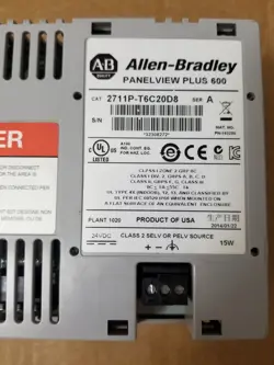 ALLEN-BRADLEY 2711P-T6C20D8 /A PANELVIEW PLUS 6 600 5.7