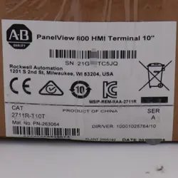 FAST DELIVERY 2711R-T10T SERIES A PANELVIEW 800 HMI COLOR TERMINAL ALLEN BRADLEY