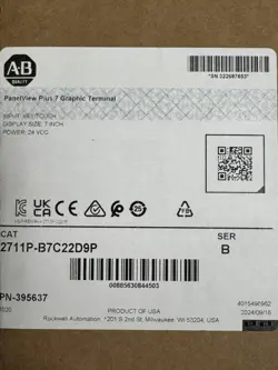 ALLEN-BRADLEY PANELVIEW PLUS 7 2711P-B7C22D9P GRAPHICS TERMINAL MODULE