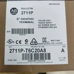 FACTORY SEALED NEW ORIGINAL 2711P-T6C20A8 ALLEN BRADLEY FREE SHIPPING US