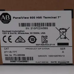 BRAND NEW ALLEN-BRADLEY 2711R-T7T PANELVIEW 800 HMI TERMINAL 7'' 2711RT7T