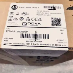 AB ALLEN-BRADLEY AB 2711P-T12W22D9P PANELVIEW PLUS 7 COLOR TOUCH 12