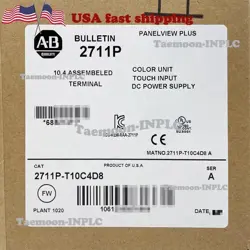 SEALED ALLEN-BRADLEY 2711P T10C4D8 PANELVIEW PLUS TERMINAL AB 2711P-T10C4D8 NEW