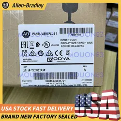 FACTORY SEALED ALLEN BRADLEY 2711P-T12W22A9P AB PANELVIEW PLUS 7 TOUCHSCREEN