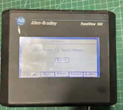 ALLEN BRADLEY 2711-T5A16L1 PANELVIEW 550 SER. B REV. C FRN. 4.41 24 V 