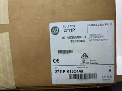 NEW FACTORY SEALED ALLEN-BRADLEY 2711P-K15C4A8 PANELVIEW PLUS 1500 FREE SHIPPING