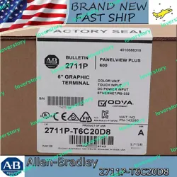 BRAND NEW ALLEN-BRADLEY 2711P-T6C20D8  PANELVIEW PLUS 6 GRAPHIC TERMINAL US