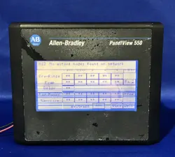 ALLEN-BRADLEY PANELVIEW 550 MONOCHROME TOUCHSCREEN HMI TERMINAL
