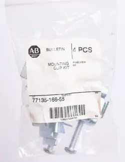 4 COUNT AB ALLEN BRADLEY 2711-NP2 MOUNTING CLIPS 77135-166-55 FOR PANELVIEW 900