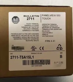 NEW FACTORY SEALED ALLEN BRADLEY PANELVIEW 550 2711-T5A15L1 FREE SHIPPING