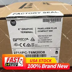 NEW FACTORY SEALED ALLEN BRADLEY 2711PC-T6M20D8 /B PANELVIEW PLUS 600.