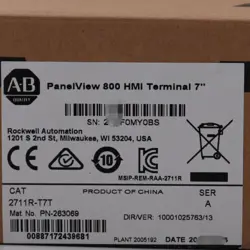 2711R-T7T /A PANELVIEW 800 7-INCH HMI TERMINAL ALLEN-BRADLEY IN BOX IN STOCK