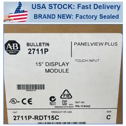 NEW ALLEN BRADLEY 2711P-RDT15C SERIES C PANELVIEW PLUS 1500 DISPLAY MODULE AB
