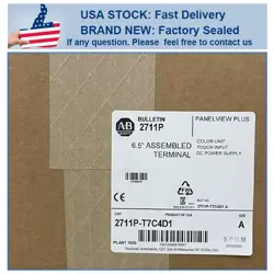 ALLEN BRADLEY 2711P-T7C4D1 SER A PANELVIEW PLUS 700 HMI, 7