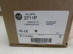 NEW ALLEN BRADLEY 2711P-RN1 REMOTE I/O COMMUNICATION MODULE FOR PANEL VIEW PLUS