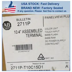 2711P-T10C15D1 ALLEN BRADLEY PANELVIEW PLUS TERMINAL 2711P-T10C15D1 BRAND NEW AB