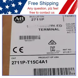 ALLEN-BRADLEY 2711P-T15C4A1 NEW FACTORY SEALED AB 2711P-T15C4A1 FREE SHIPPING